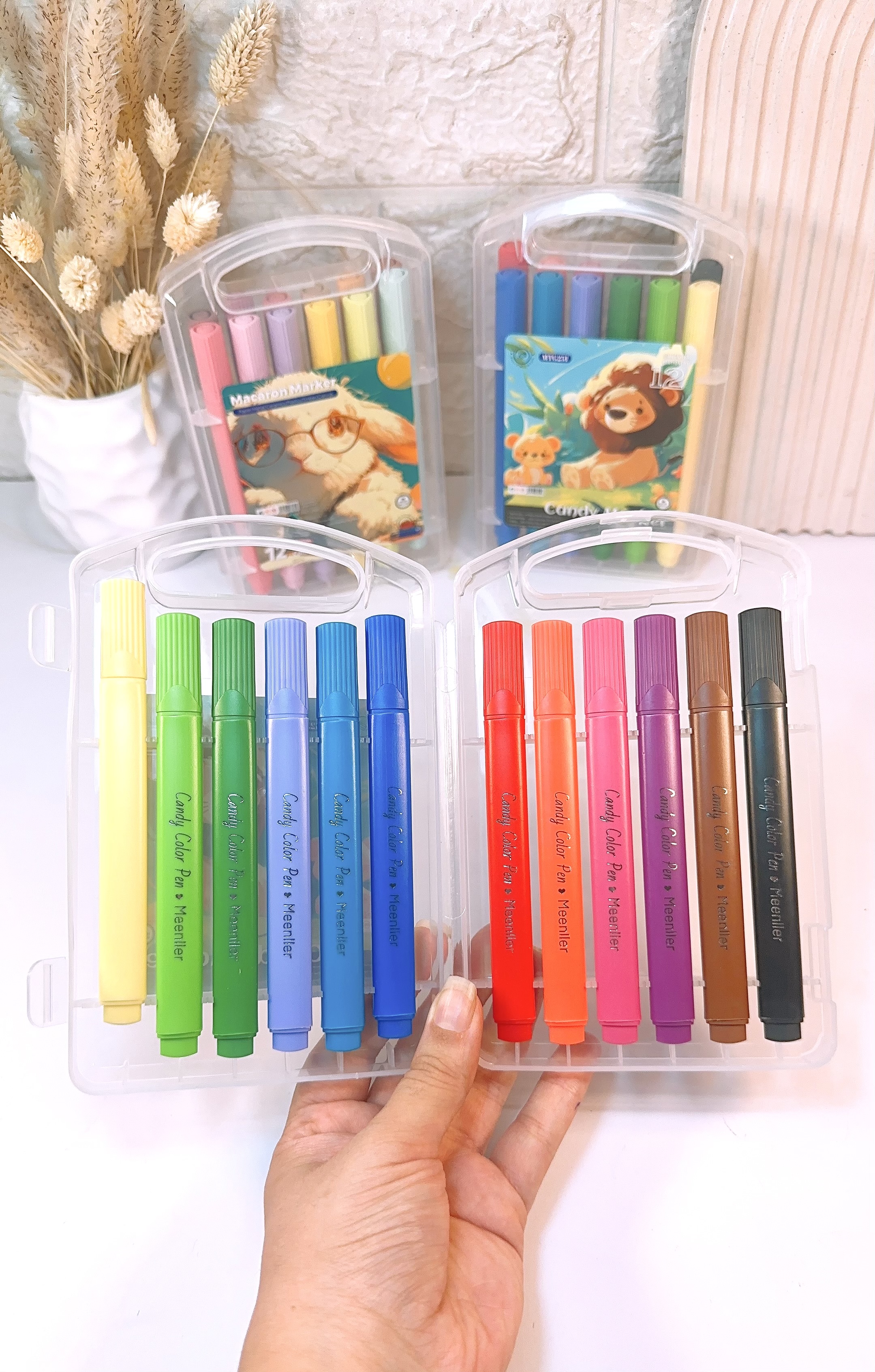 ماژیک ۱۲ رنگ ماکارون حیوانات ۲۵۱